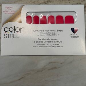 Color Street Nail Polish Strips Kissing Booth Pink New in Package